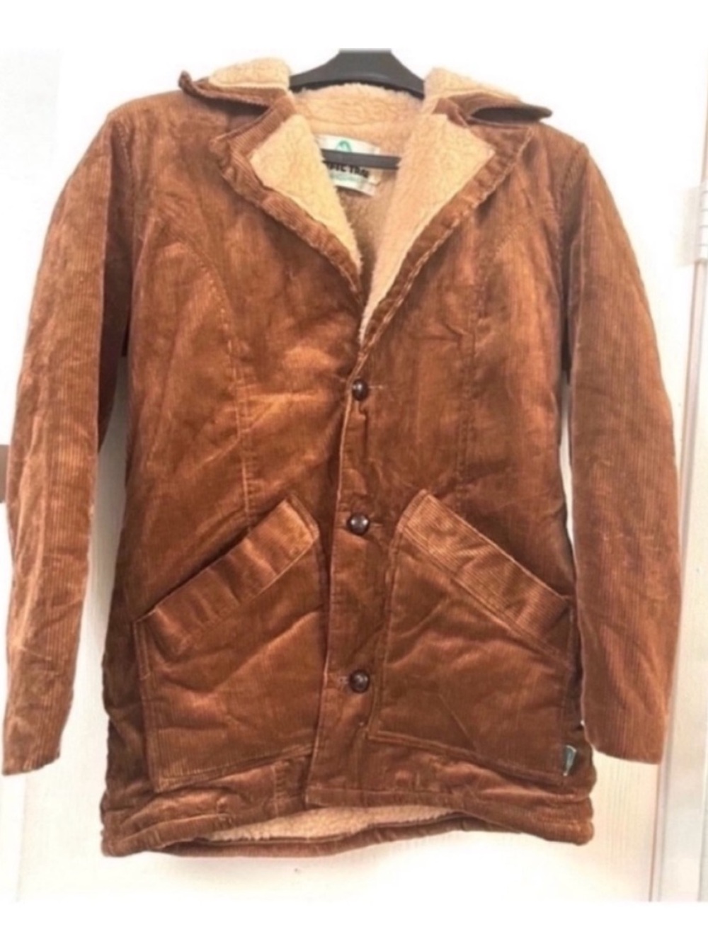 Pacific Trail Women’s Brown Corduroy Sherpa-Lined Jacket Size 40